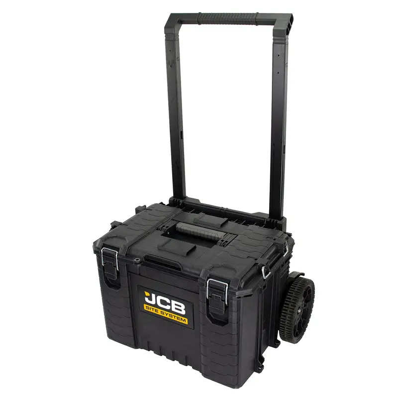 Jcb Rolling Site Base Box With 9-Inch Wheels – 57.5L Storage, 72Kg Load Capacity 1