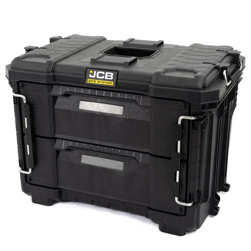 Jcb Two-Drawer Modular Site Storage System – 20Kg Load Capacity, 28L Volume 1