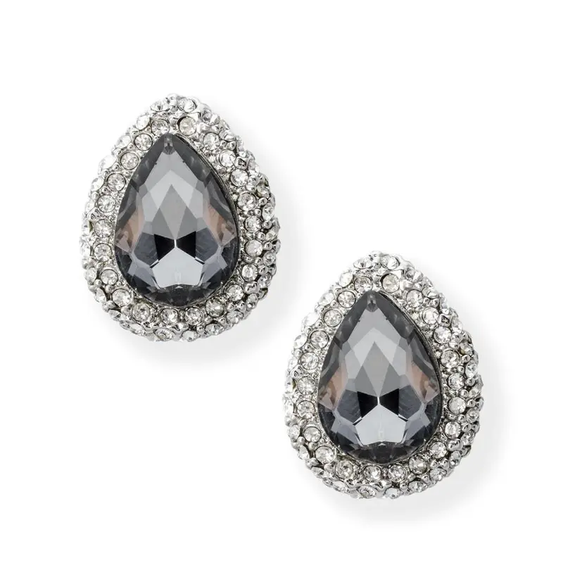 Jewelz Mystic Hoop Earrings – Geometric Gold-Tone Design 1