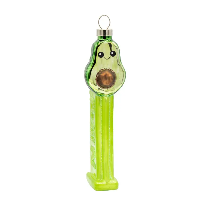 Kat + Annie Avocado Pez Holiday Ornament 1