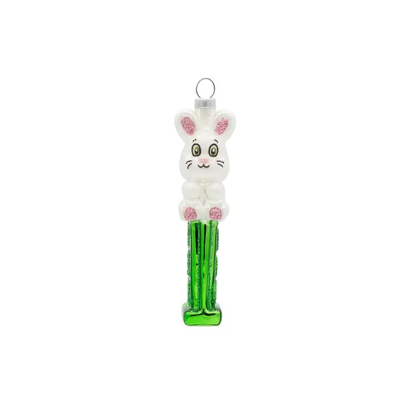 Kat + Annie Mini Easter Bunny Pez Holiday Ornament 1