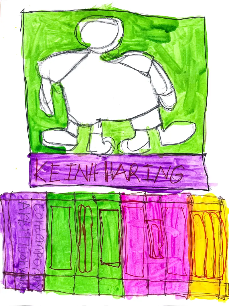 Keith Haring Tribute Artwork By Renee Rogan 1