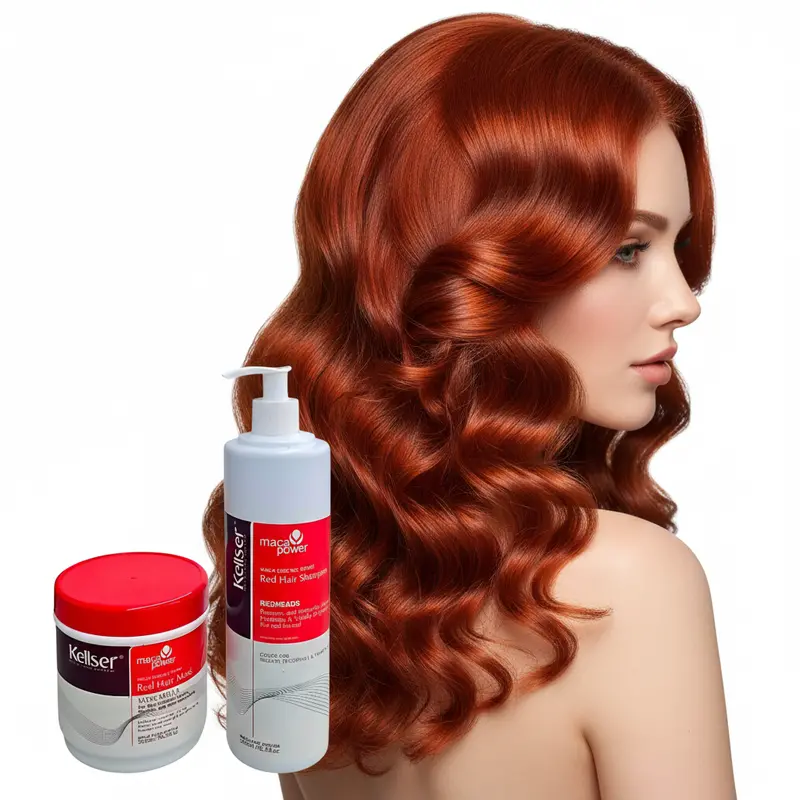 Kellser Maca Care Red Hair Revitalizing Kit – Shampoo And Conditioning Mask 1