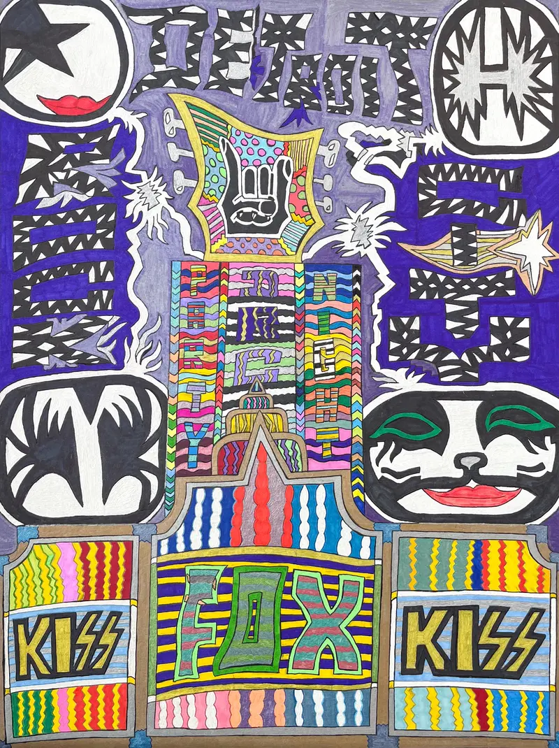 Kiss Performance At Detroit’S Fox Theatre Giclée Print By Jeremy Taylor 1