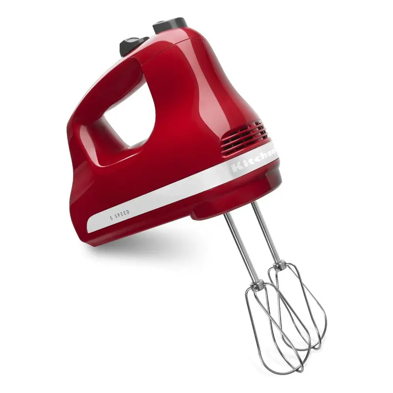 Kitchenaid 5-Speed Hand Mixer With Turbo Beater And Storage Case 1