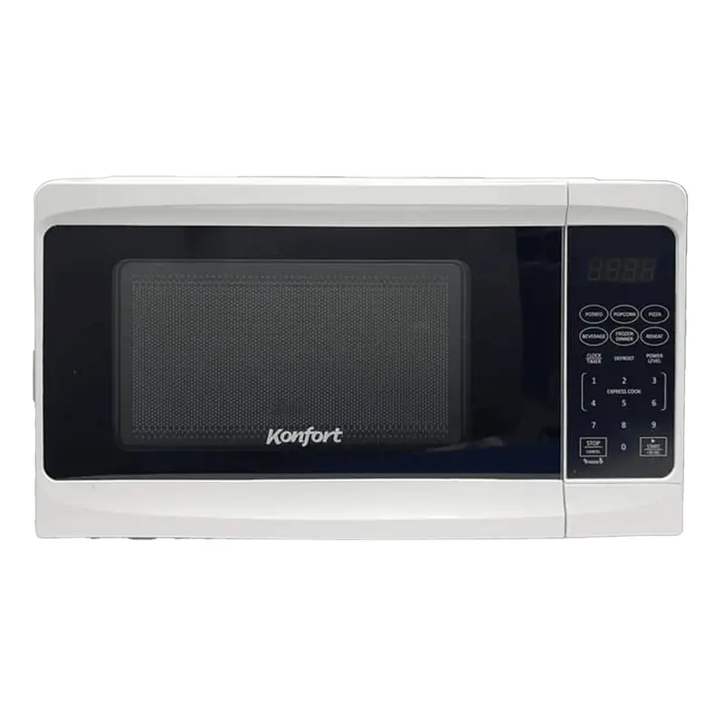 Konfort 0.7 Cu. Ft. White Countertop Microwave Oven 1