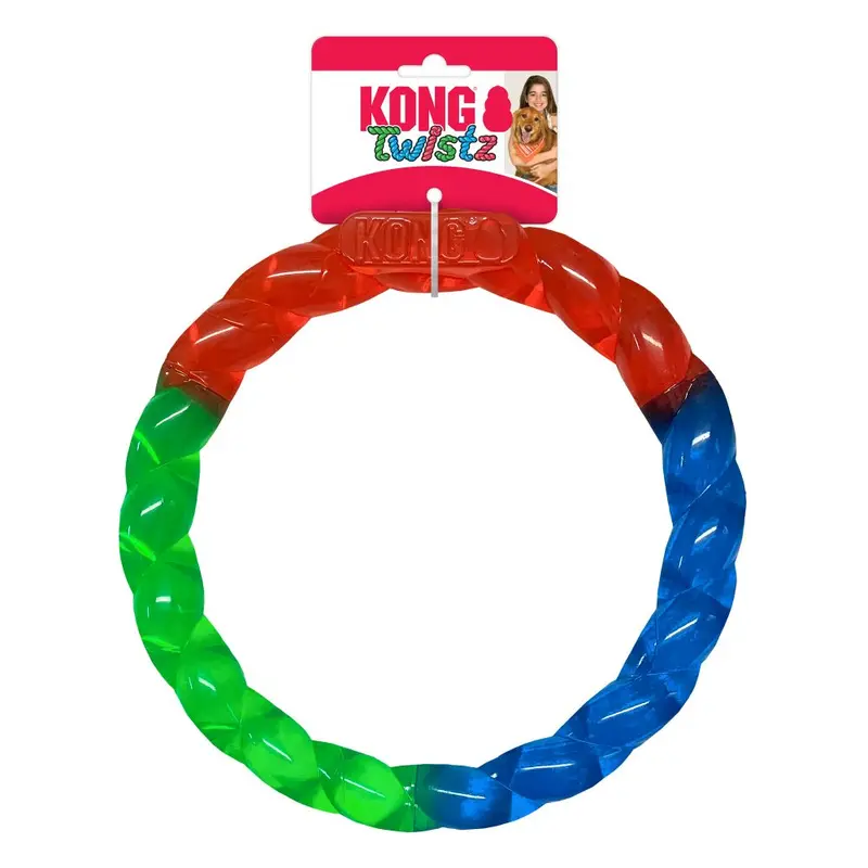 Kong Twistz Ring Flexible Chew & Play Toy 1