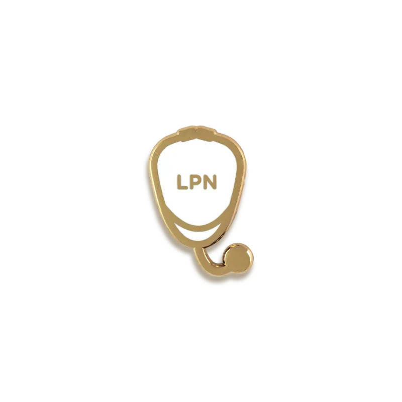 Licensed Practical Nurse (Lpn) Tribute Enamel Pin – V Coterie 1