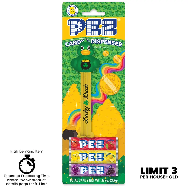 Lucky Duck Pez Dispenser – St. Patrick’S Day Exclusive (3 Per Household) 1