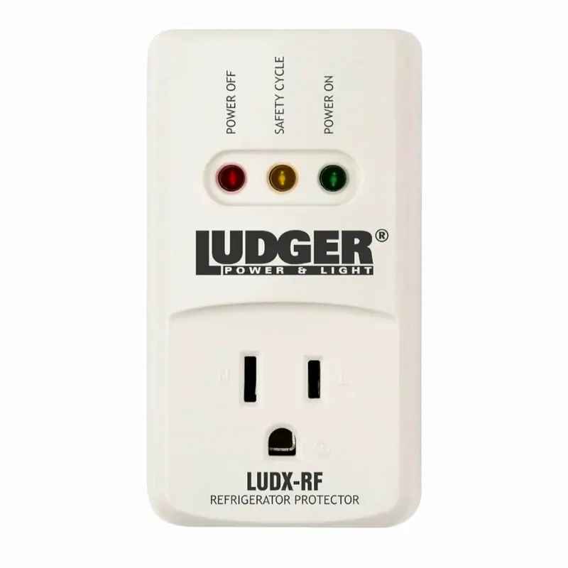 Ludger Refrigerator-Specific Surge Protection Strip – 120V Safety Outlet 1