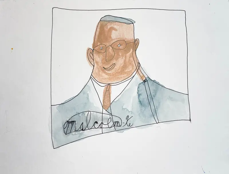 Malcolm X Portrait Series Artwork By Shawn Jackson 1