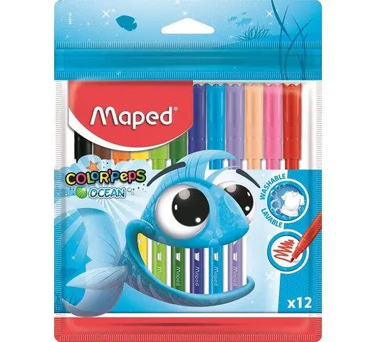Maped 10-Piece Ocean-Themed Marker Set 1