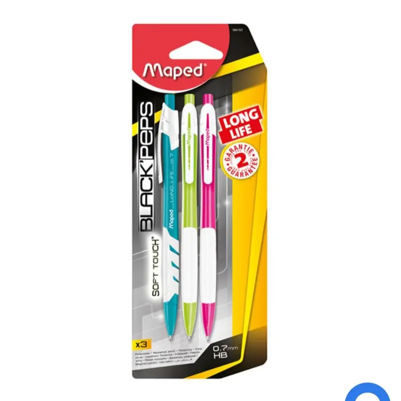 Maped Black’Peps Mechanical Pencil (0.7 Mm) – Ergonomic Design 1