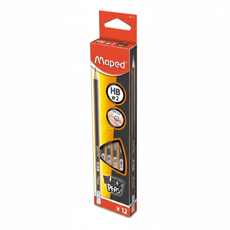 Maped Black'Peps Mechanical Pencil Set – 12-Pack 1
