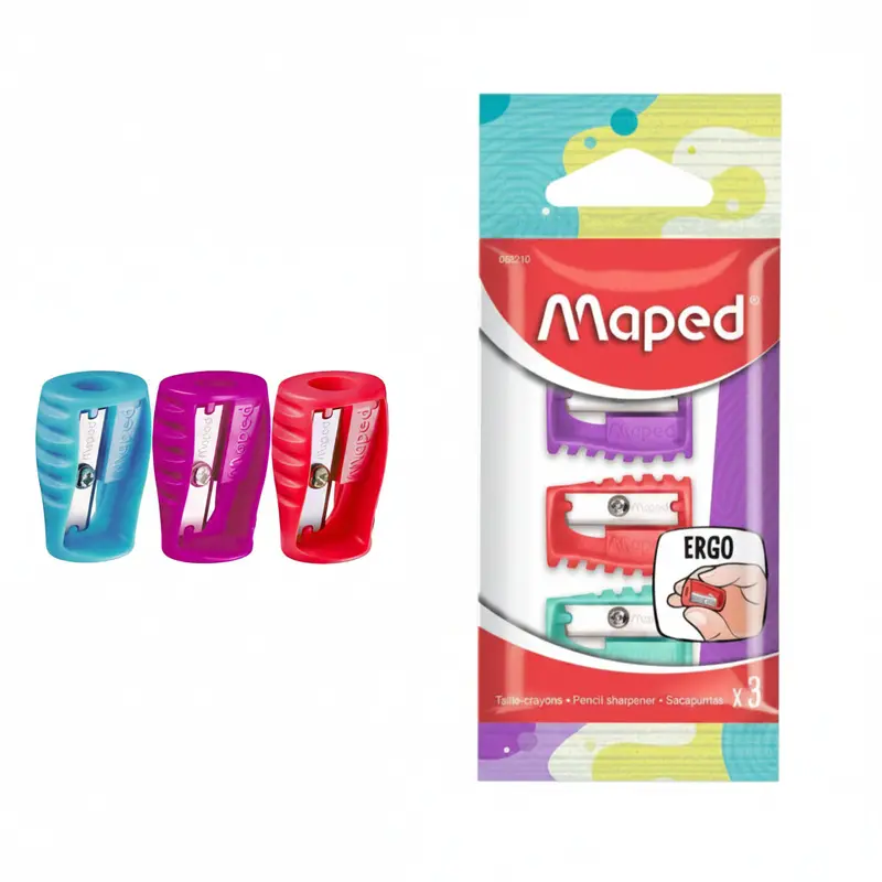 Maped Boogy Ergonomic Pencil Sharpener Trio – Comfort Grip 1