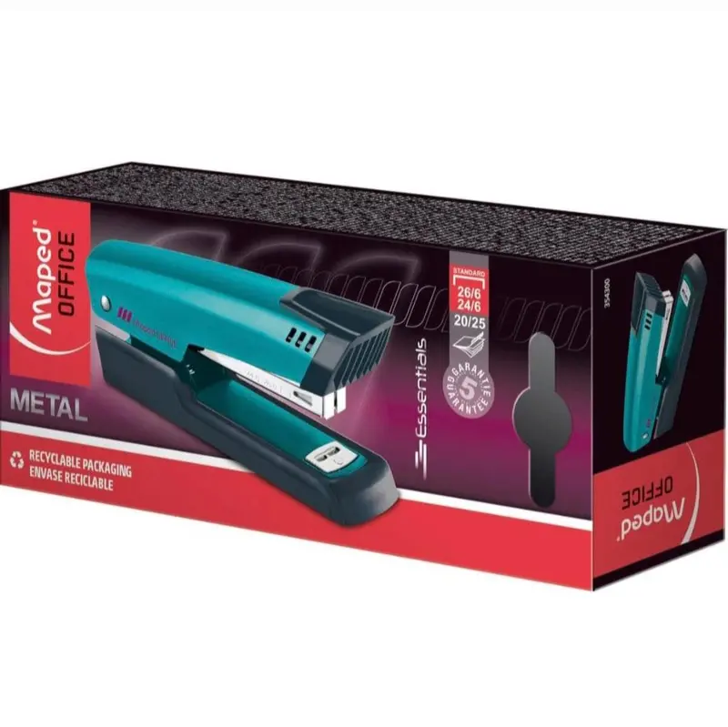 Maped Essential Deco Half-Strip Metal Stapler 1
