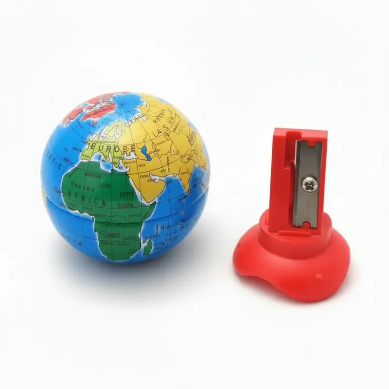 Maped Globe-Themed Manual Pencil Sharpener 1