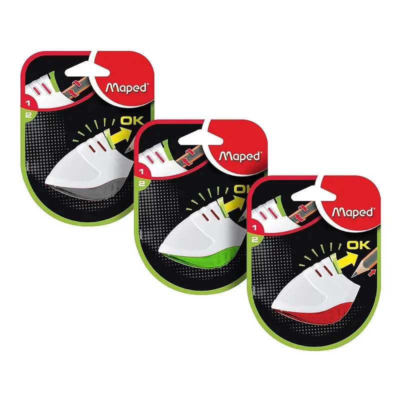 Maped Signal Triple-Color Manual Sharpener 1