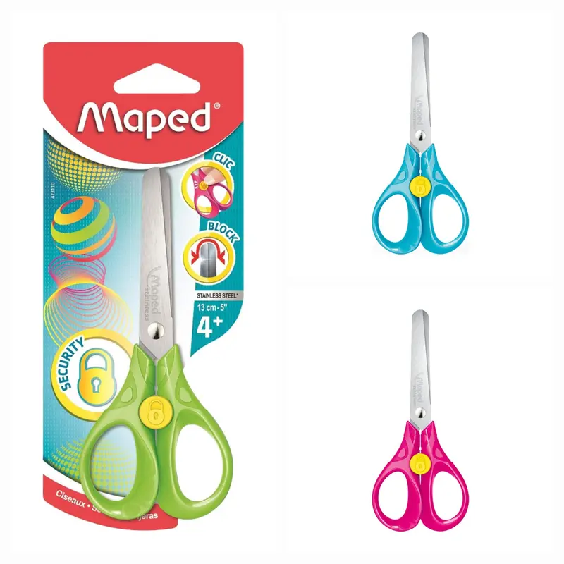 Maped Symmetrical 3D Safety Scissors – 13 Cm, Child-Safe Design 1