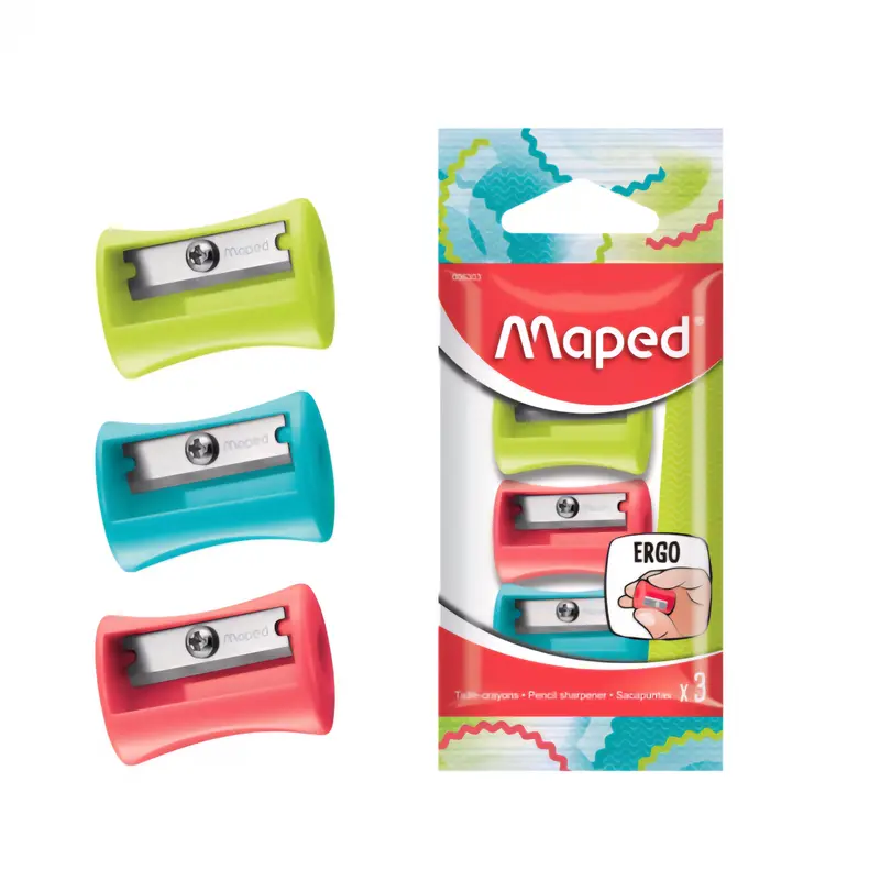 Maped Vivo Ergonomic Sharpener Set – 3-Piece For Easy Sharpening 1