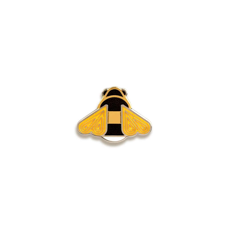 Mellona Bee & Honeycomb Enamel Pin – Amar&Riley Nature Series 1
