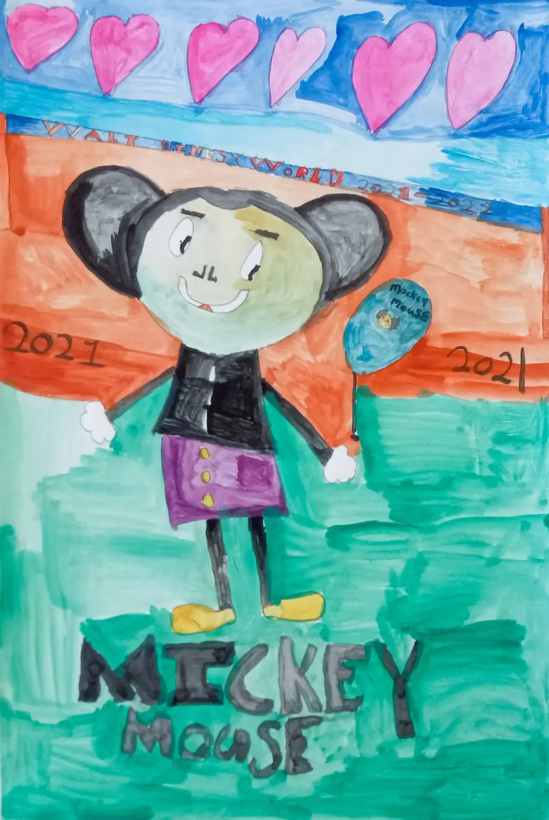 Mickey Mouse Celebration Piece Inspired By Walt Disney World By Mandy Demorest 1