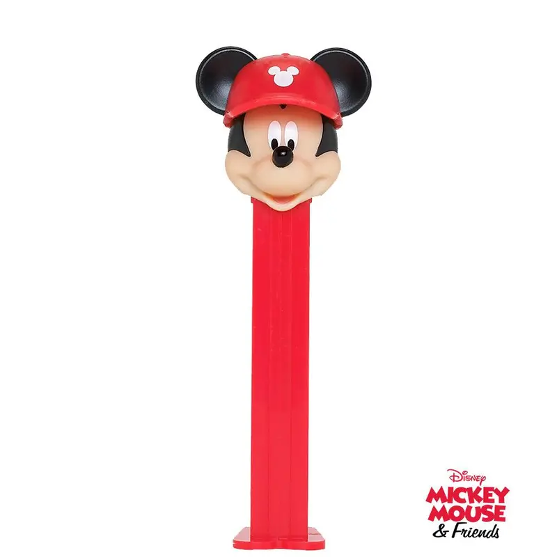 Mickey Mouse Pez Dispenser With Red Baseball Cap 1