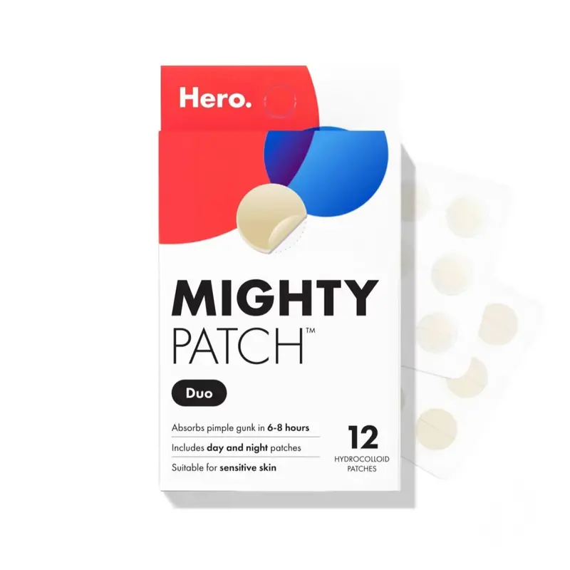 Mighty Patch Duo – 12-Piece Acne Treatment Pack (Original + Invisible) 1