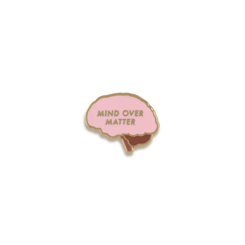Mind Over Matter Wellness Enamel Pin – V Coterie 1