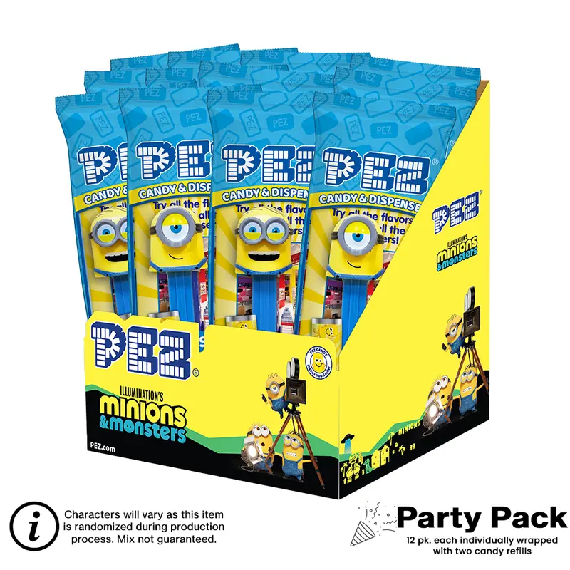 Minions Pez Party Pack – 12-Count Assortment For Celebrations 1
