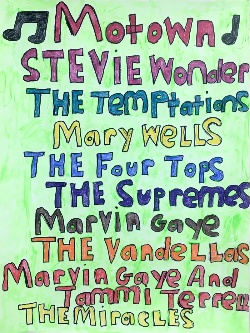 Motown Music-Inspired Art By Thomas Saunders 1