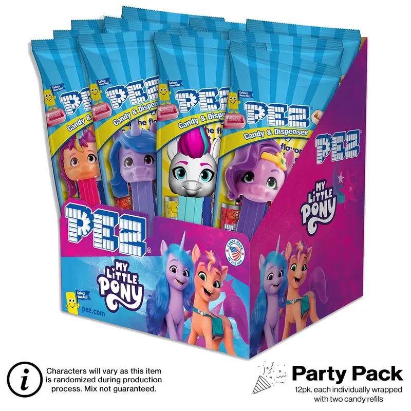 My Little Pony: A New Generation Pez Party Pack – 12 Individually Wrapped Dispensers 1