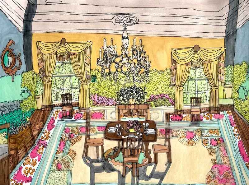 Nancy Reagan Interior Portrait By Chantell Donwell 1