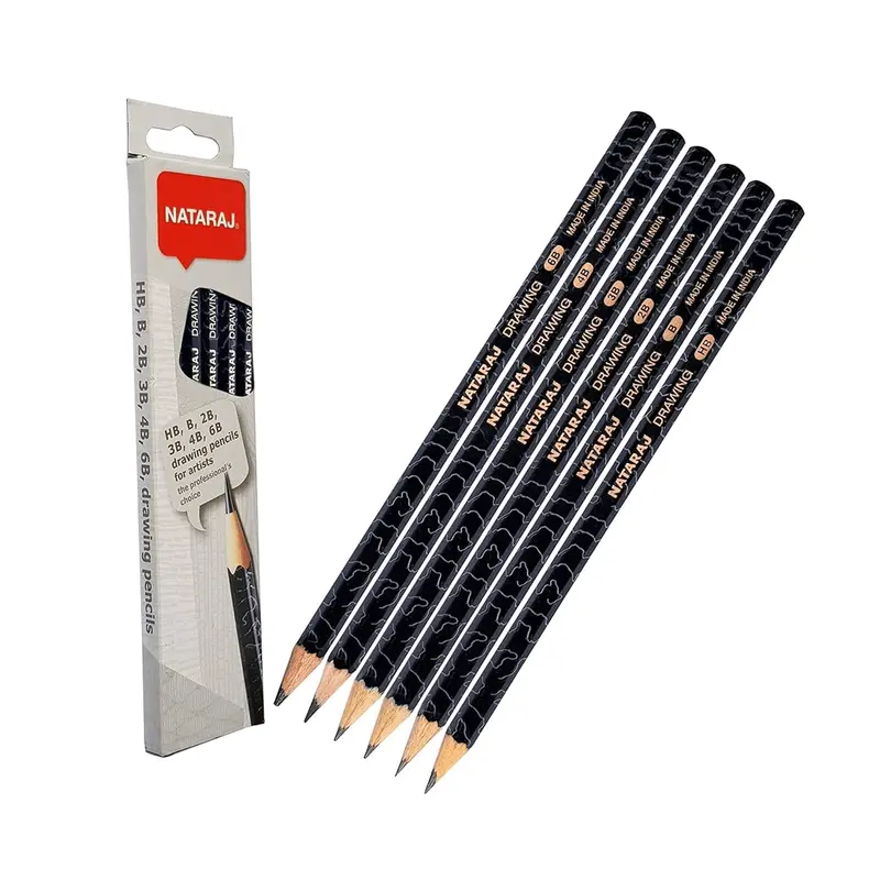 Nataraj Artist Drawing Pencils – 6-Grade Set For Sketching & Shading 1