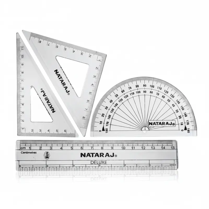 Nataraj Premium Geometry Instrument Set – Student Essentials Kit 1