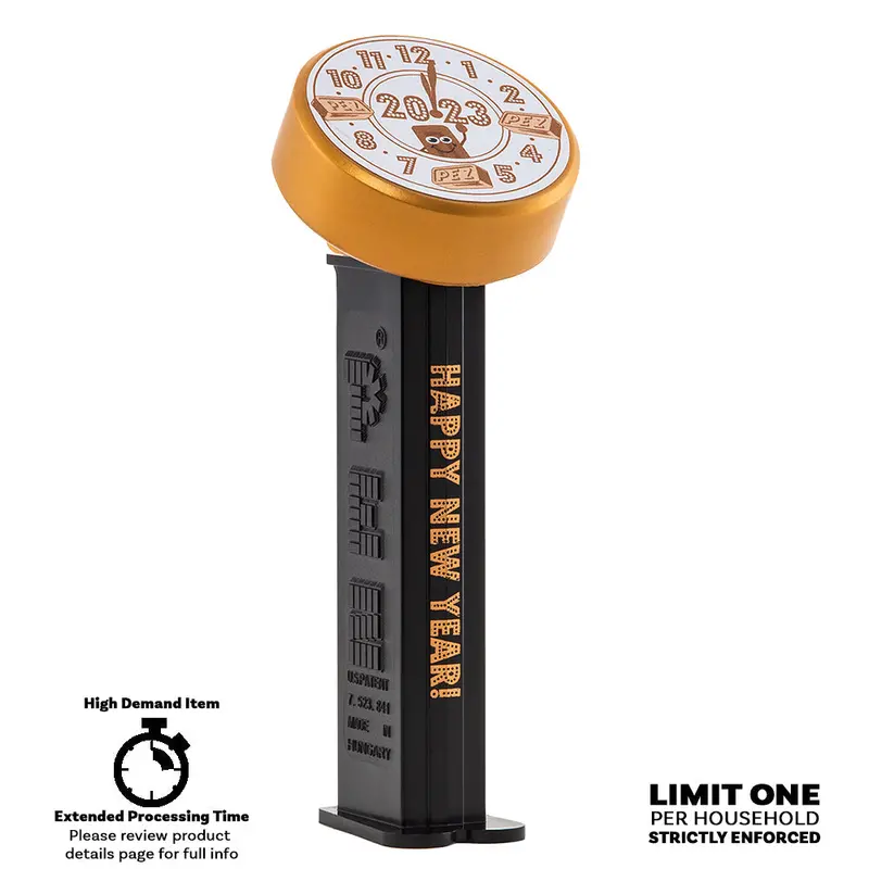 New Year 2023 Countdown Clock Pez Dispenser 1
