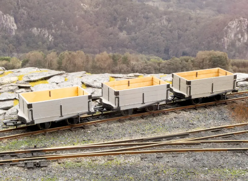 Ng7 Narrow Gauge Gvt Open Wagon Kit – Set Of Three 1