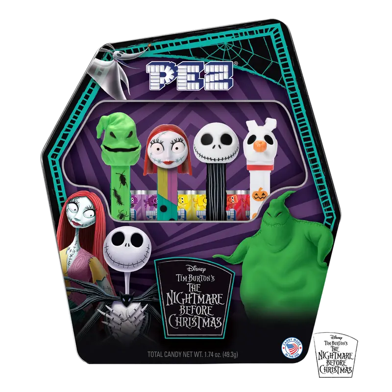 Nightmare Before Christmas Pez Gift Tin Collection 1