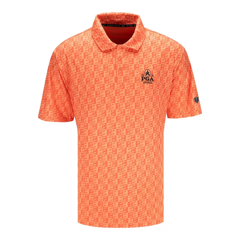Nike Men'S 2026 Pga Championship Par Accent Polo – Orange Frost 1