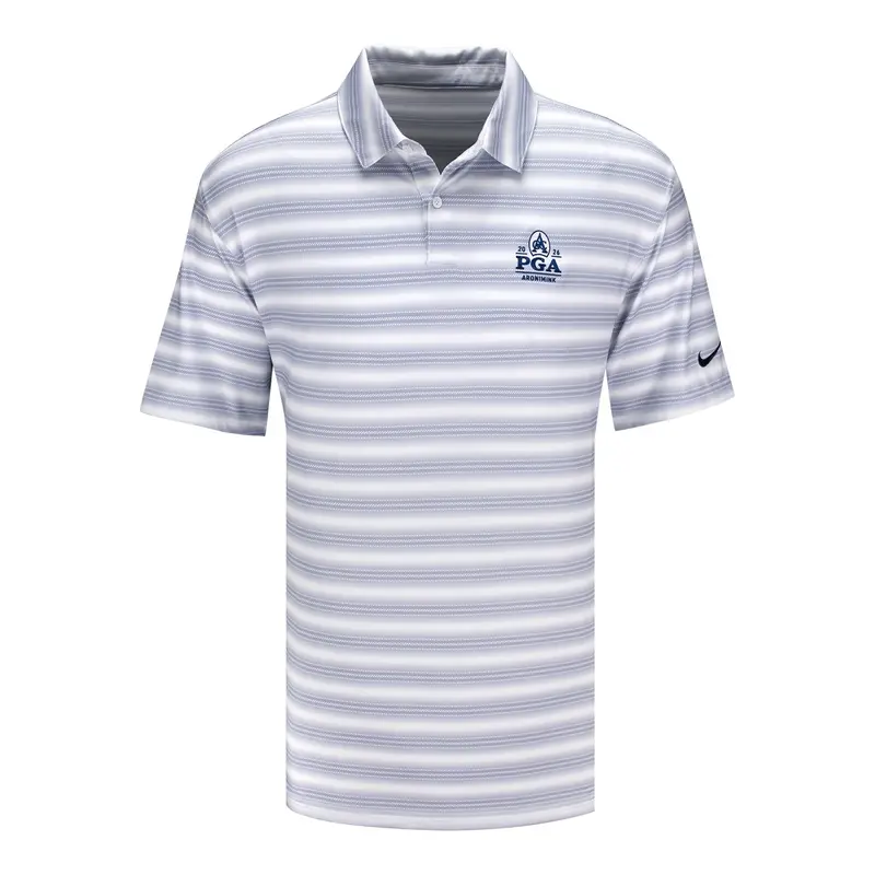 Nike Men'S 2026 Pga Championship Victory Stripe Polo – Crisp White 1
