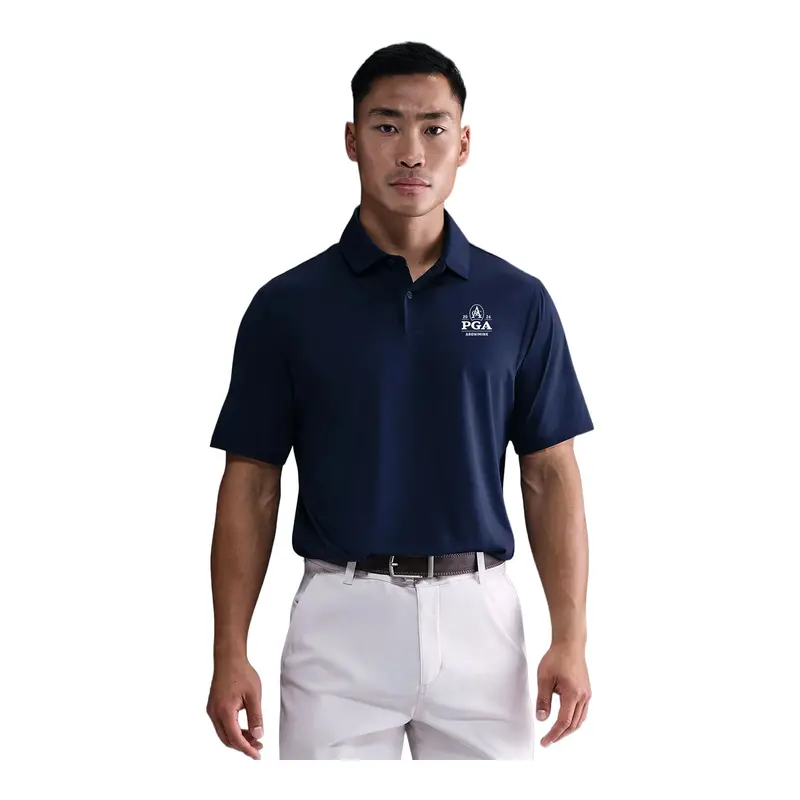 Nike Pga Championship Collegiate Navy Victory Solid Polo 1