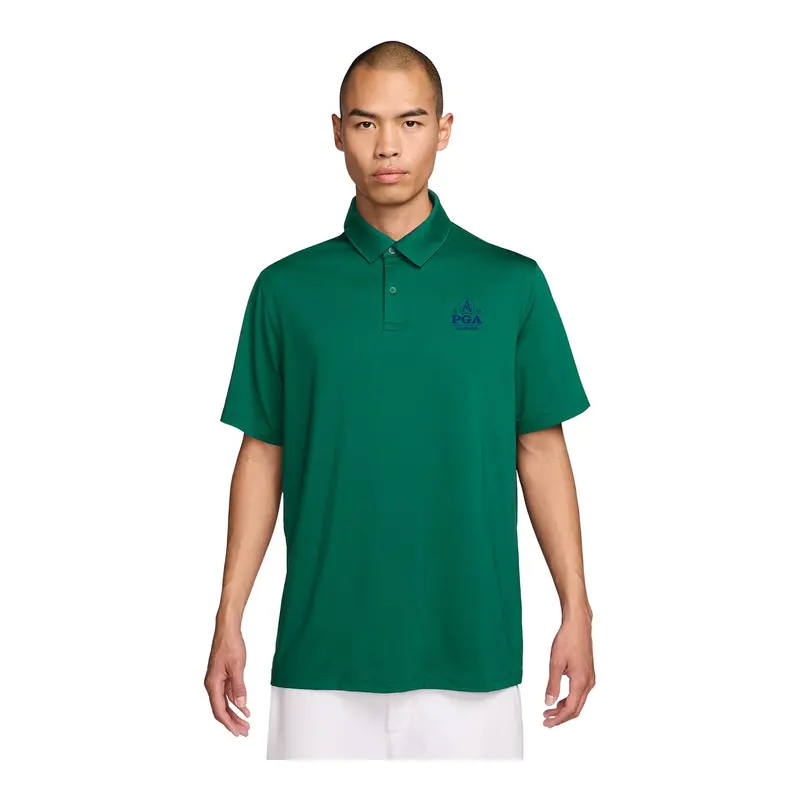 Nike Pga Championship Malachite Green Victory Solid Polo 1