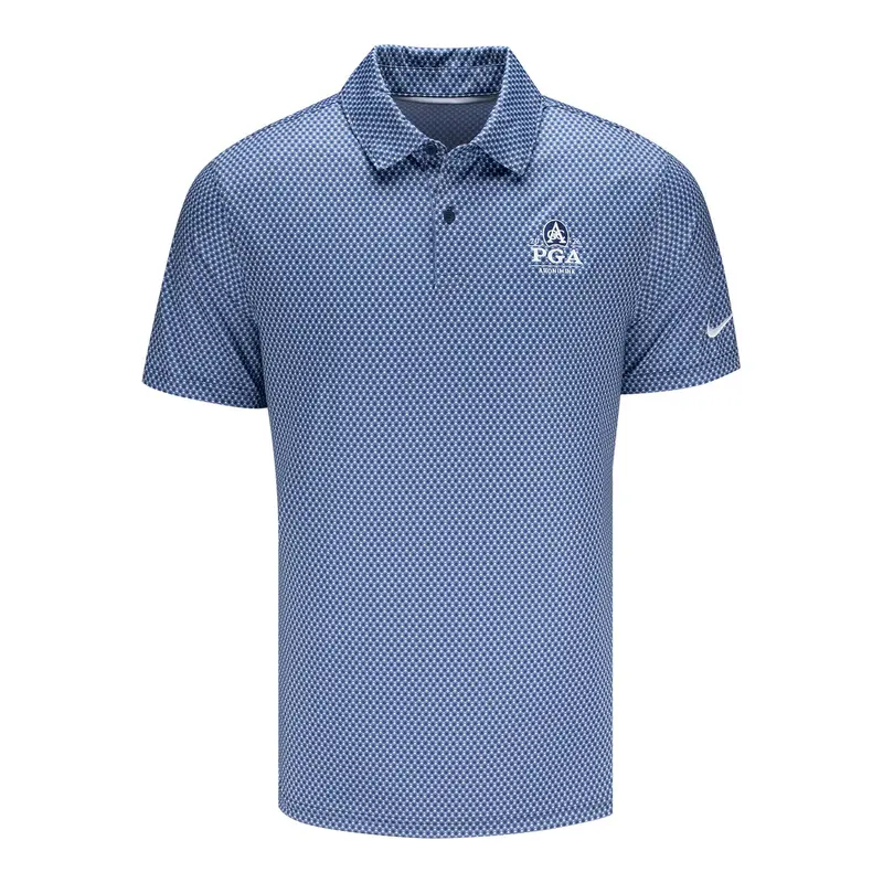 Nike Pga Championship Work Blue And White Velocity Floral Polo 1
