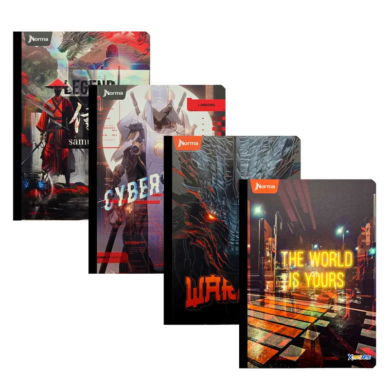 Norma Xpresarte Futuristic-Design Notebook 1