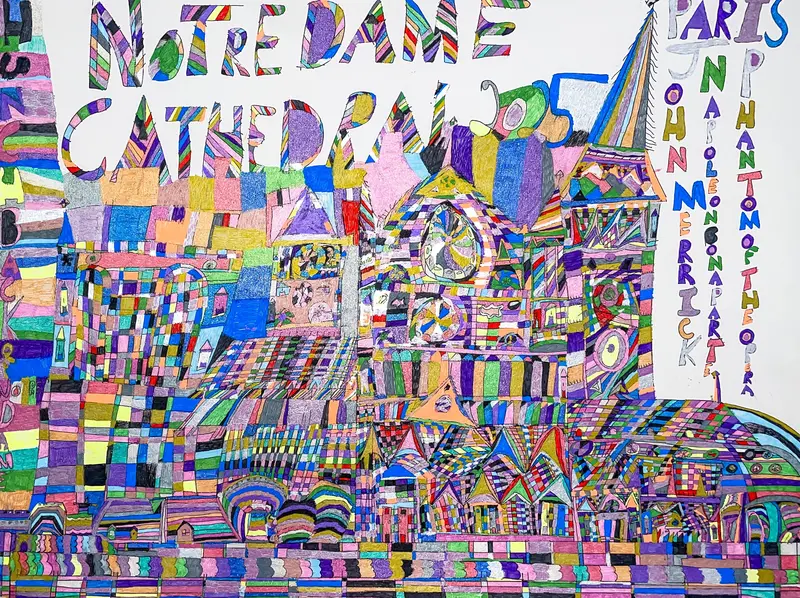 Notre-Dame Cathedral Architecture Print By Mandy Demorest 1