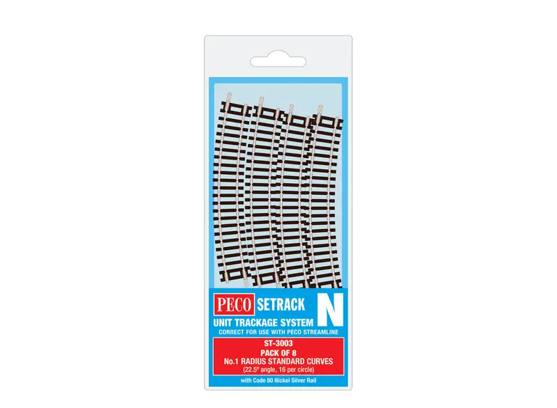 O Gauge Standard Curve Track – First Radius (8-Piece Pack) 1
