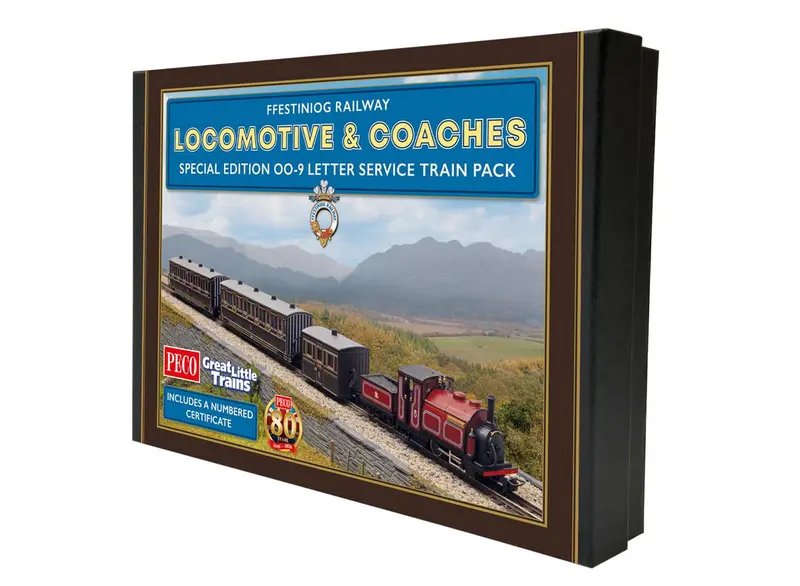 Oo-9 Ffestiniog Railway Letter Service Train Pack 1