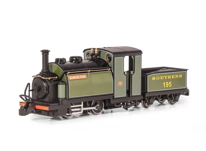 Oo-9 Large-Scale England Locomotive – 'Exmoor Pony' In Sr Green 1