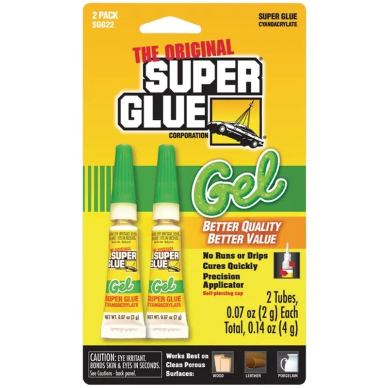 Original Super Glue Sgg22-12 Thick-Gel Adhesive – Twin-Pack Tube 1