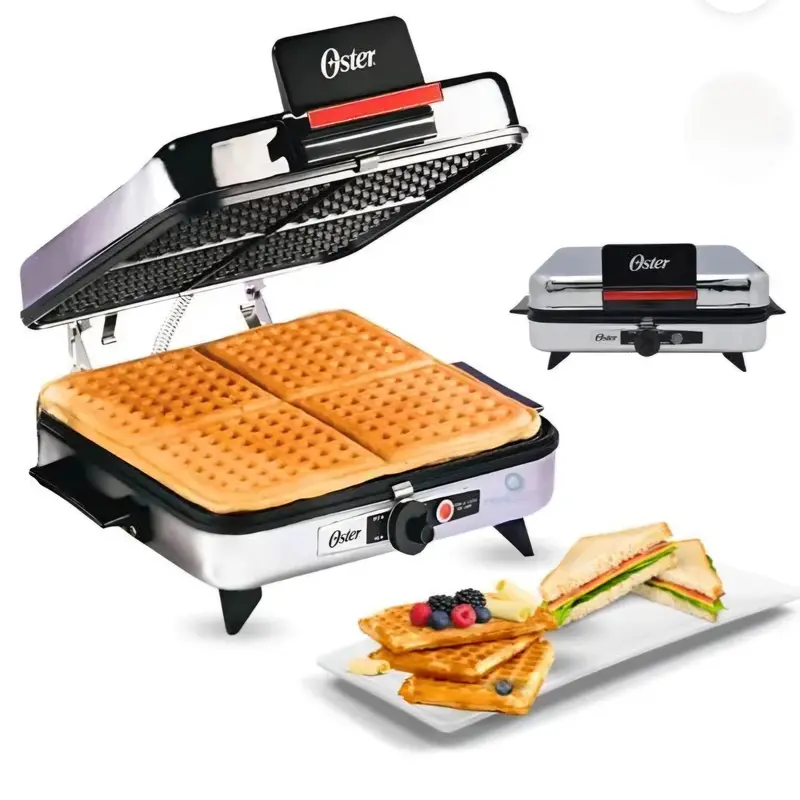 Oster 3-In-1 Multi-Cooker: Sandwich Maker, Waffle Iron & Grill 1